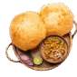 Channa Bhatura Plate