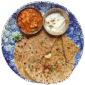 Gobi Parantha Plate