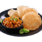 Puri Channa Plate